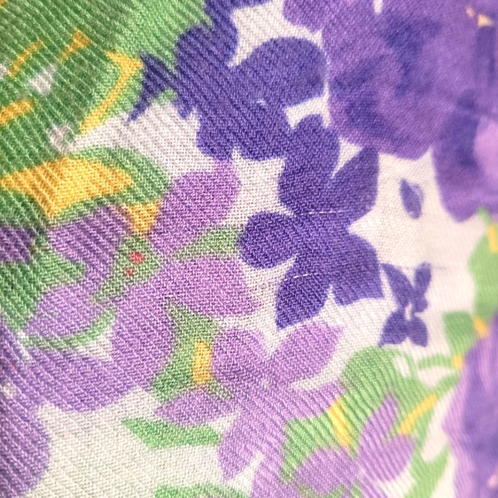 Talbots Multicolored Floral Scarf Shawl - Picture 5 of 6